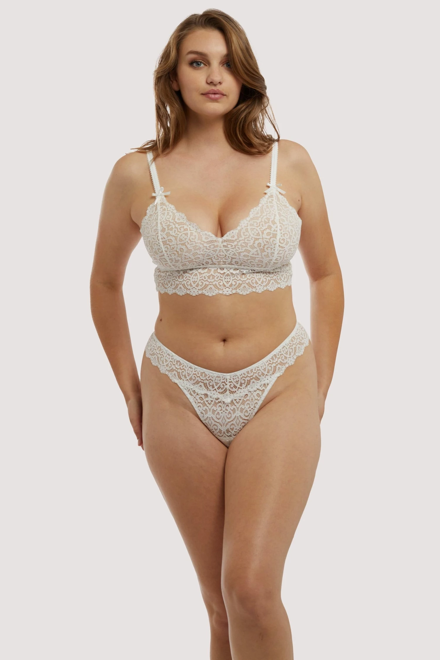Best Sale βοΈ Wolf & Whistle Knickers Ariana Ivory Everyday Lace Thong π 6 Wolf & Whistle Knickers Ariana Ivory Everyday Lace Thong