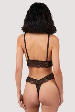 Wolf & Whistle Ariana Coffee Lace Bralette