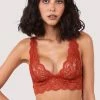 Wolf & Whistle Ariana Ginger Lace Bralette