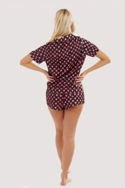 Budget ✨ Wolf & Whistle Heart Print Satin Pyjama Set Nightwear ✔️ 11 Wolf & Whistle Heart Print Satin Pyjama Set Nightwear