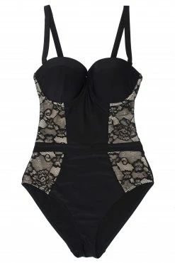 Discount ⭐ Wolf & Whistle Swimwear Mila Lace Panel Control 🩱 Swimsuit 👍 7 Wolf & Whistle Swimwear Mila Lace Panel Control Swimsuit