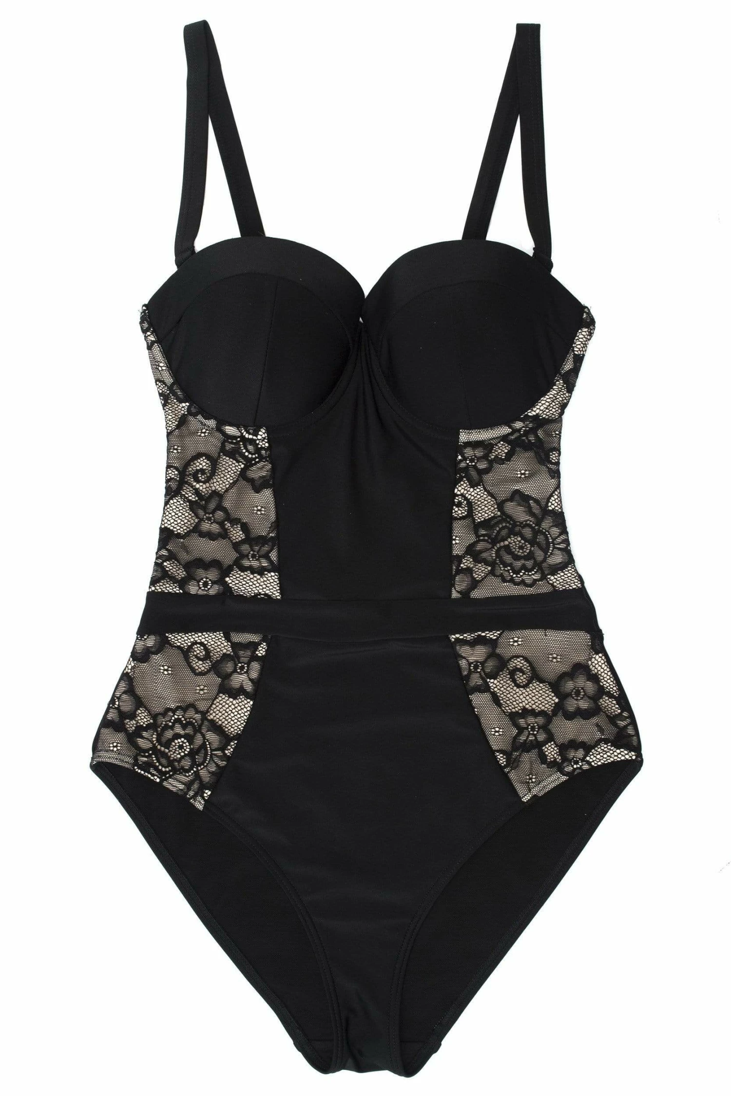 Discount ⭐ Wolf & Whistle Swimwear Mila Lace Panel Control 🩱 Swimsuit 👍 4 Wolf & Whistle Swimwear Mila Lace Panel Control Swimsuit