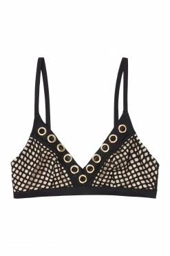 Outlet 🔔 Wolf & Whistle Eyelet Triangle Top B - G Swimwear 🎉 7 Wolf & Whistle Eyelet Triangle Top B - G Swimwear