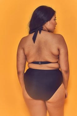 Wolf & Whistle Embroidered High Waist Bikini Brief Curve Knickers