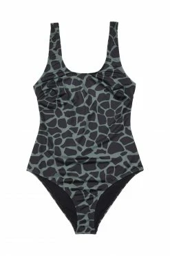 Best Sale 🤩 Wolf & Whistle Khaki Eco Giraffe 🩱 Swimsuit Swimwear 🎉 9 Wolf & Whistle Khaki Eco Giraffe Swimsuit Swimwear