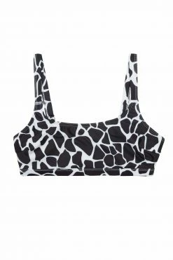 Wolf & Whistle Swimwear White Eco Giraffe Bikini Top