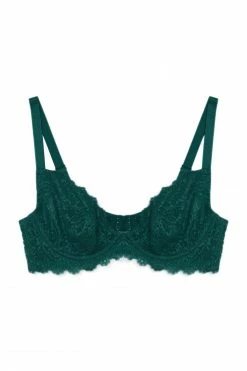 Wolf & Whistle Ariana Teal Everyday Lace Bra New In Bras