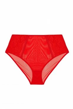 Coupon ⌛ Felicity Hayward X PP X PP Leona Red Highwaist Brief 🥰 25 Felicity Hayward X PP X PP Leona Red Highwaist Brief