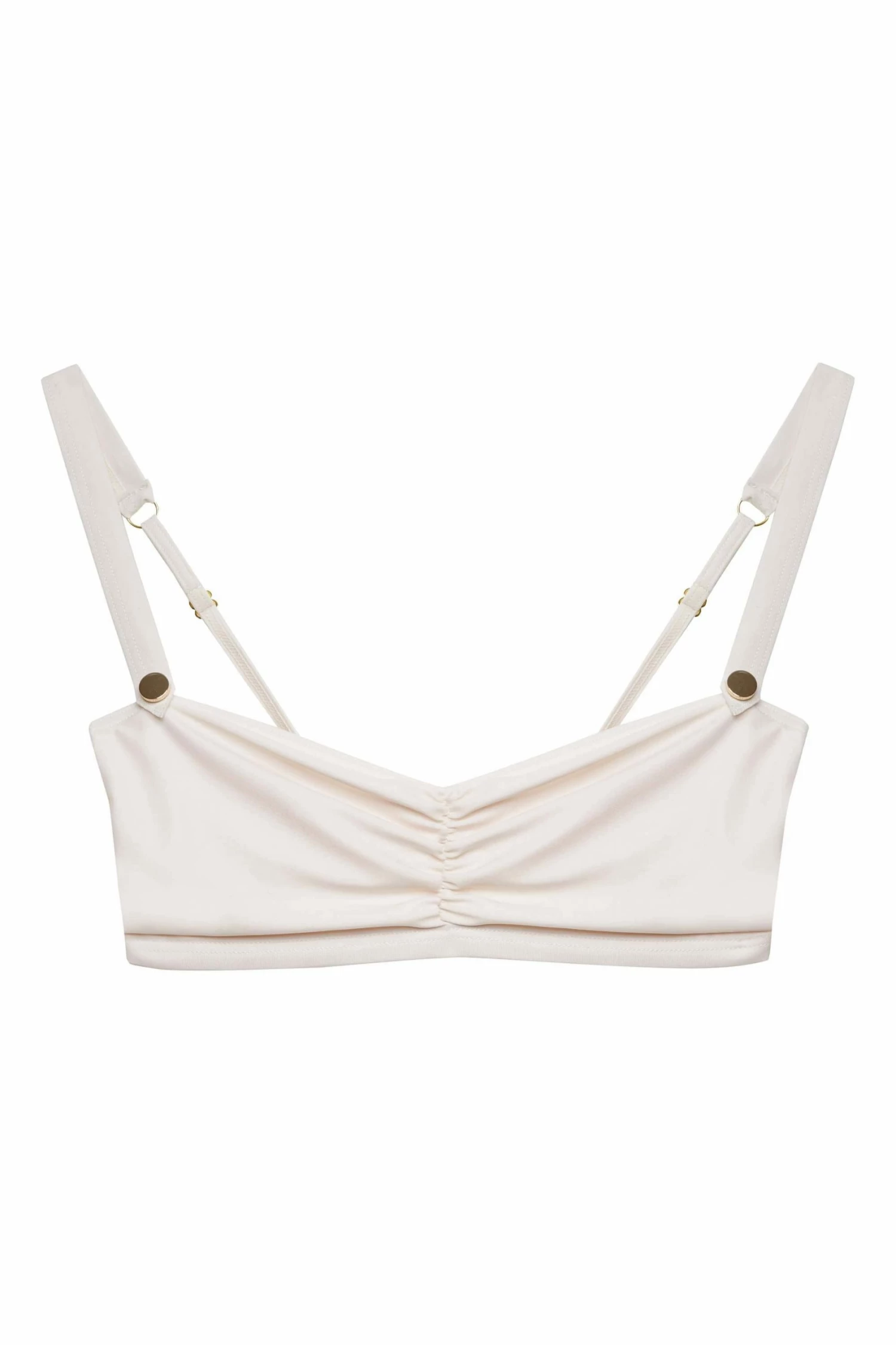 Flash Sale 😀 Bettie Page Lingerie Eco Honey White Sweetheart 👙 Bikini Top 😍 7 Bettie Page Lingerie Eco Honey White Sweetheart Bikini Top