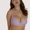 Wolf & Whistle Ariana Lilac Everyday Plunge Bra Bras