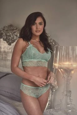 Wolf & Whistle Ariana Mint Everyday Lace Bralette