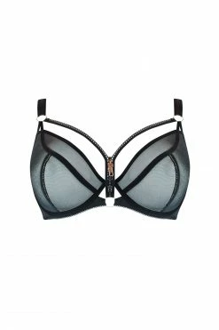 Scantilly By Curvy Kate Bras Unzipped Plunge Bra Black