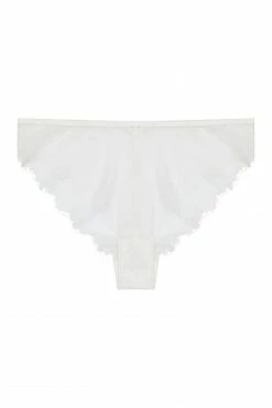 Buy 😉 Wolf & Whistle Millie Eyelash Lace Brief Ivory Outlet 🔥 6 Wolf & Whistle Millie Eyelash Lace Brief Ivory Outlet