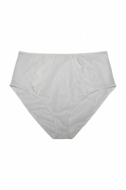 Discount 🔥 Playful Promises Curve Exclusive Knickers Leslie White High Waist Brief 👏 7 Playful Promises Curve Exclusive Knickers Leslie White High Waist Brief