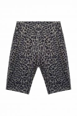 Wolf & Whistle Eco Dusty Olive Leopard Short Activewear