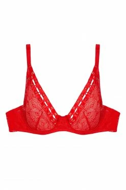 Deals 💯 Playful Promises Florence Red High Apex Bra ❤️ 21 Playful Promises Florence Red High Apex Bra