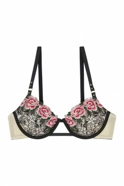 Playful Promises Katy Rose Embroidered Bra