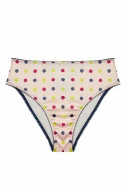 Brand new 😍 Felicity Hayward X PP X PP Rowswell Polka Dot Peach Highwaist ✨ 25 Felicity Hayward X PP X PP Rowswell Polka Dot Peach Highwaist