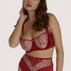 Scantilly By Curvy Kate Fallen Angel Red Balcony Bra Bras