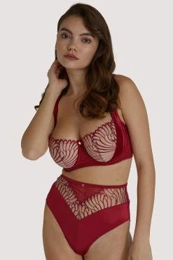 Scantilly By Curvy Kate Fallen Angel Red Balcony Bra Bras