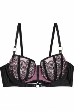 Discount โค๏ธ Playful Promises Bras Emelda Lilac Ring Detail Core Satin And Lace Bra A - D ๐ 9 Playful Promises Bras Emelda Lilac Ring Detail Core Satin And Lace Bra A - D