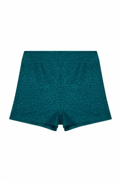 Wolf & Whistle Teal Wet Look Shorts Activewear