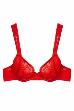Felicity Hayward X PP Leona Red Plunge Bra New In Bras