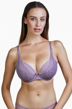 Buy ๐ Deja Day Everyday Lingerie Sophia Heather Plunge & Push Up Bra ๐ 13 Deja Day Everyday Lingerie Sophia Heather Plunge & Push Up Bra
