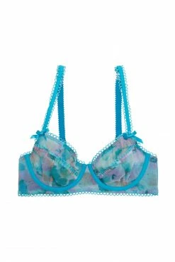 Playful Promises Joey Blue Watercolour Bra