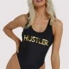 Hustler Black Swimsuit