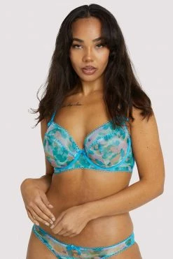 Playful Promises Joey Blue Watercolour Bra