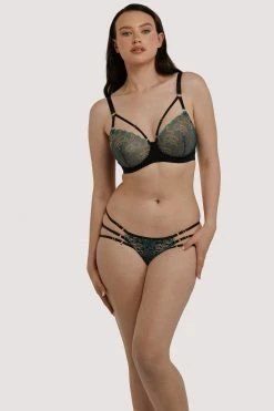 Wholesale ⭐ Playful Promises Dakota Green & Gold Snake Brief New In 😍 10 Playful Promises Dakota Green & Gold Snake Brief New In