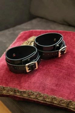 Soft Paris Dahlia Patent Leather Ankle Cuffs