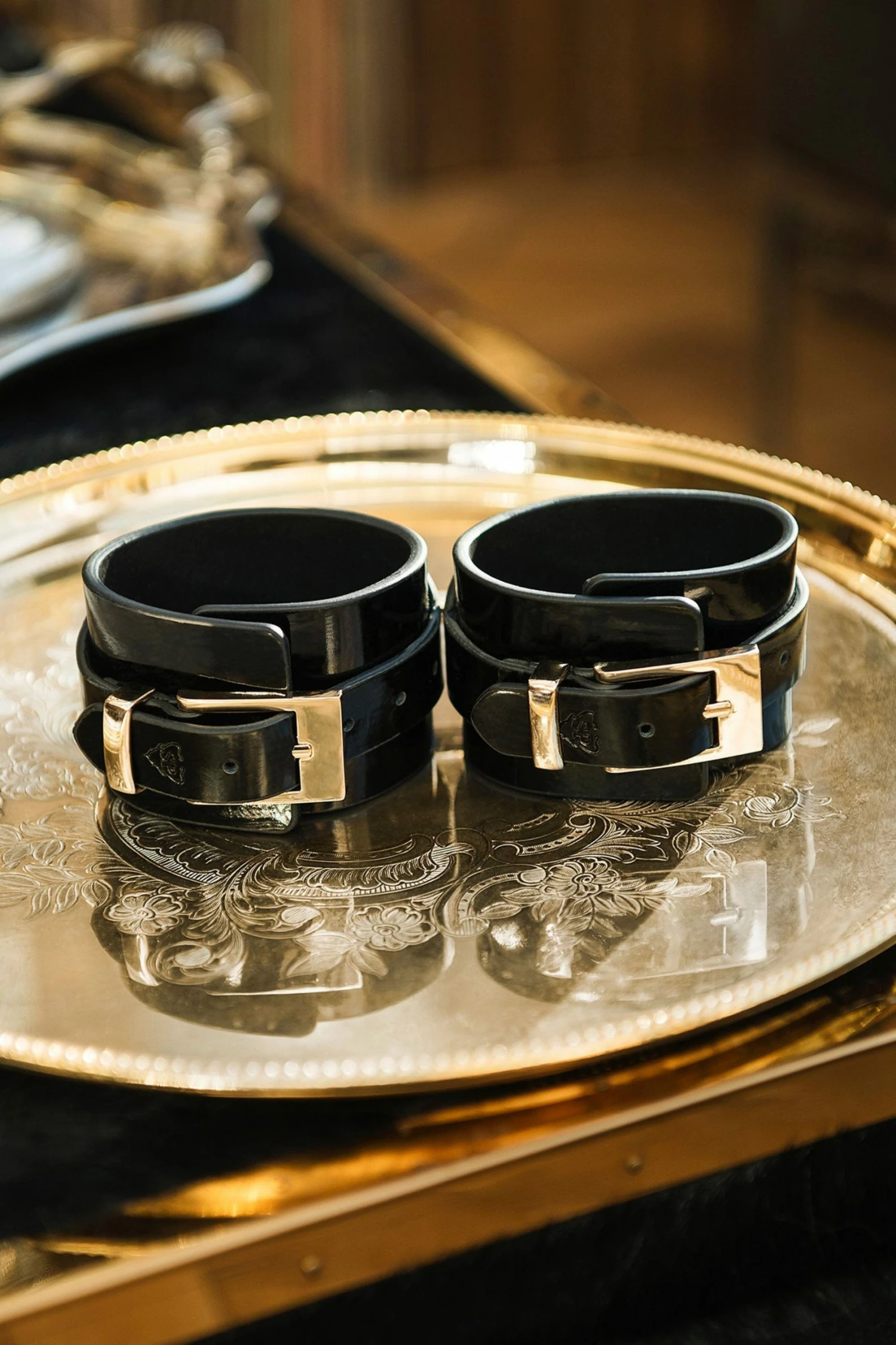 Deals 🤩 Soft Paris Dahlia Patent Leather Handcuffs 🔥 1 Soft Paris Dahlia Patent Leather Handcuffs