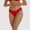 Hustler Red Shortie Bikini Brief