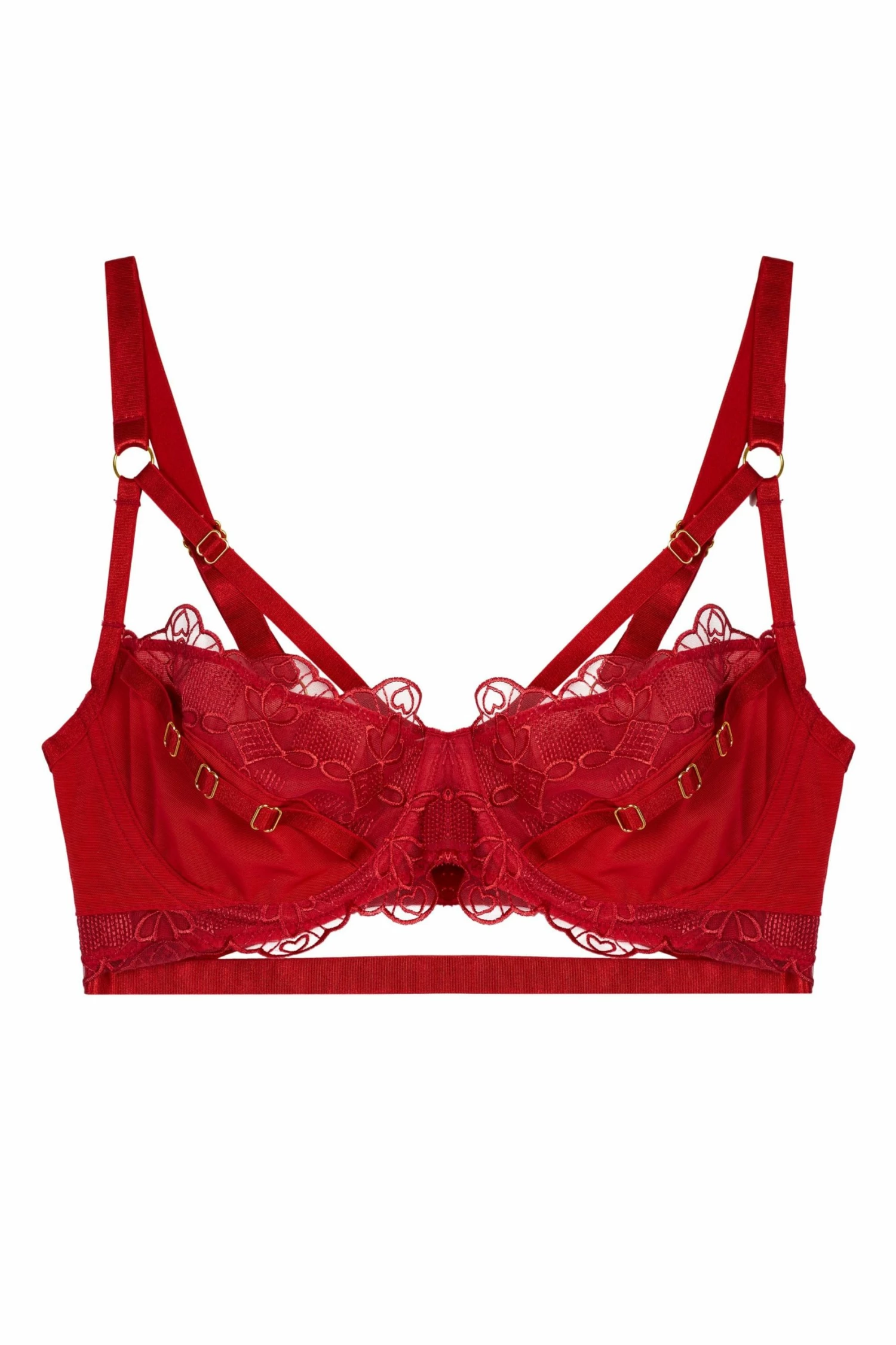 Wholesale ๐ Wolf & Whistle New In Iris Slider Red Balcony Bra ๐ 7 Wolf & Whistle New In Iris Slider Red Balcony Bra