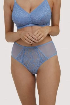 Deja Day Emma Lavender High Waist Brief Knickers