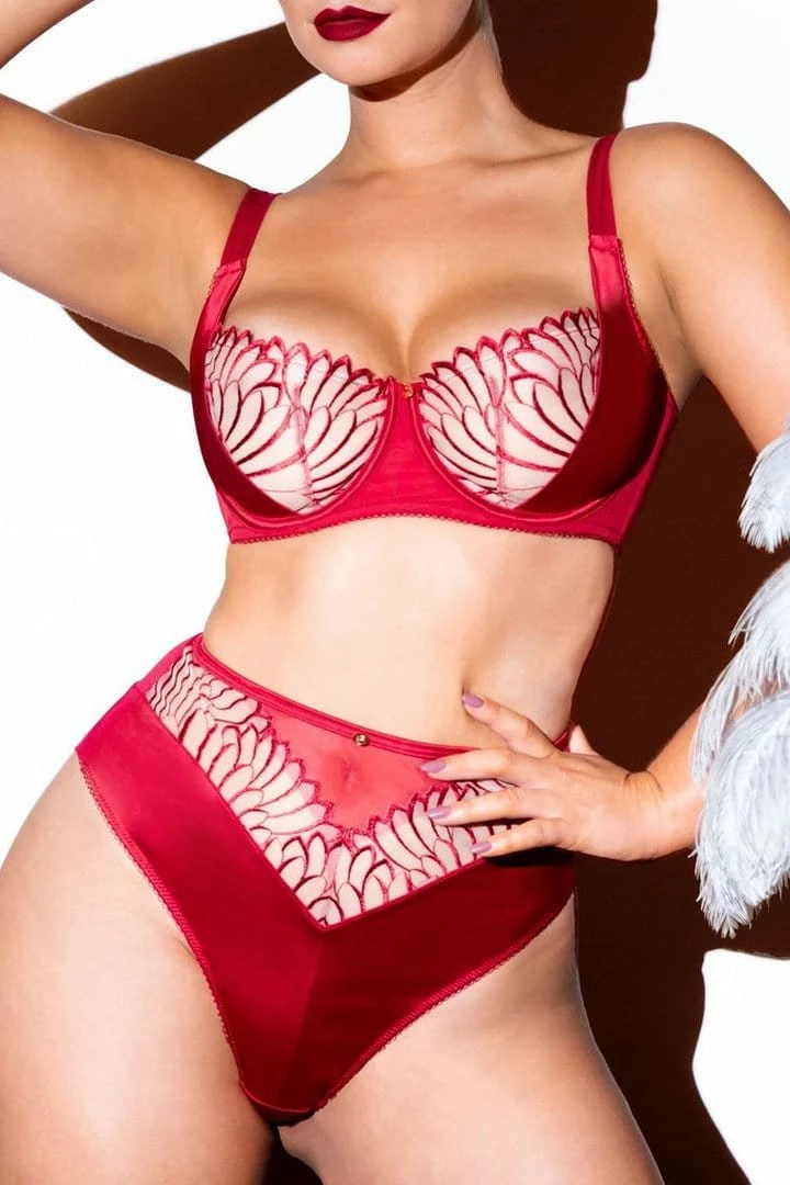 Buy ✔️ Scantilly By Curvy Kate Fallen Angel Red Balcony Bra Bras 👍 2 Scantilly By Curvy Kate Fallen Angel Red Balcony Bra Bras
