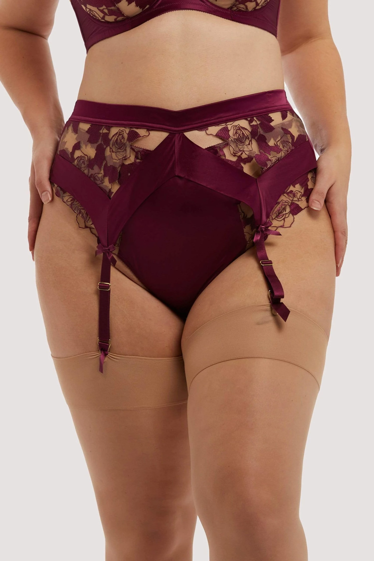 Cheapest 🥰 Dita Von Teese Lingerie Rosabelle Dark Cherry Curve Suspender Belt Suspenders 🛒 1 Dita Von Teese Lingerie Rosabelle Dark Cherry Curve Suspender Belt Suspenders