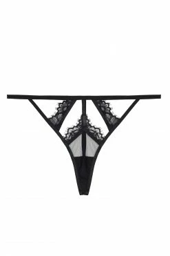 Hot Sale ๐ Wolf & Whistle Fleur Black Caged Lace Thong ๐คฉ 7 Wolf & Whistle Fleur Black Caged Lace Thong
