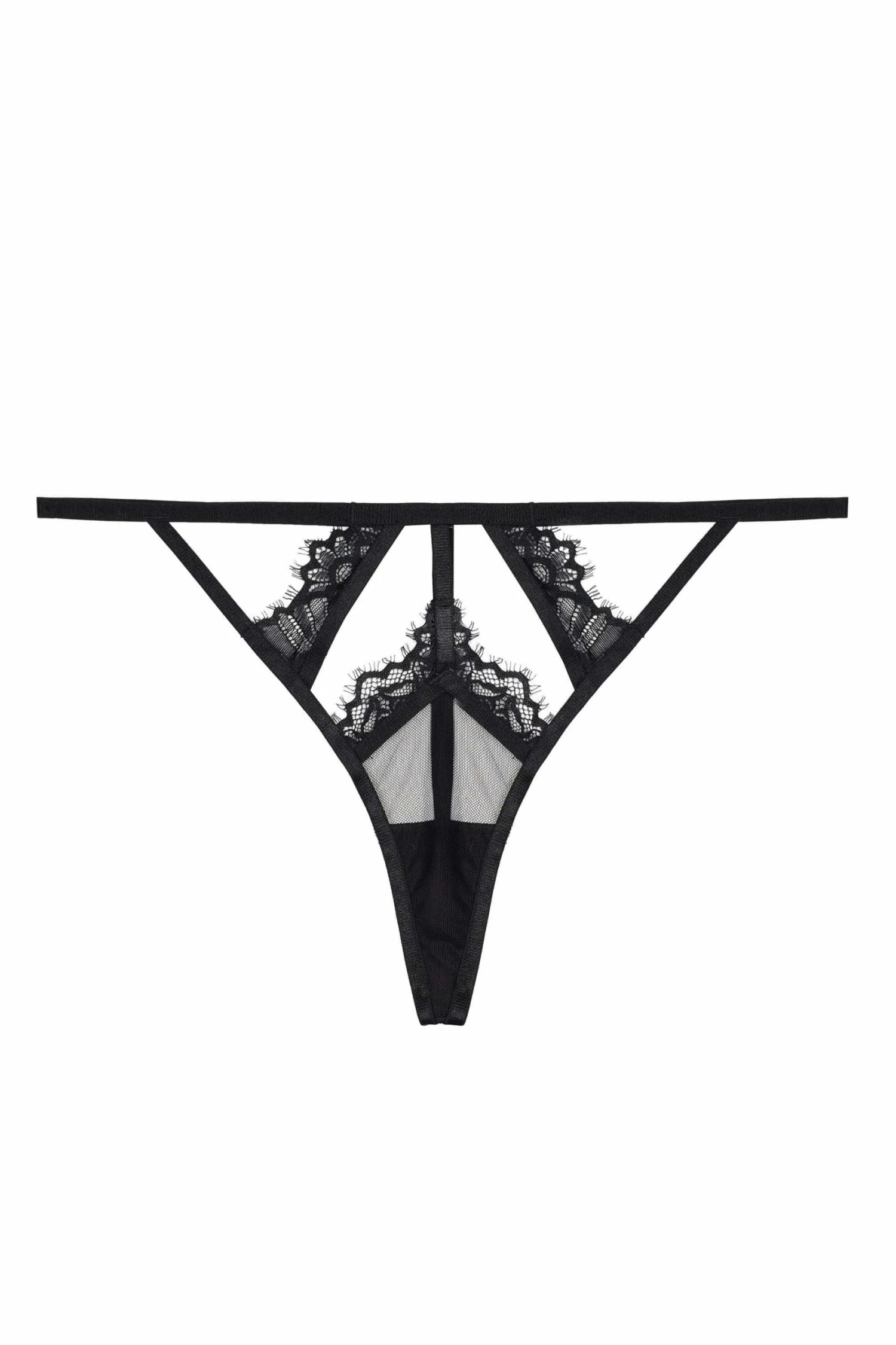 Hot Sale ๐ Wolf & Whistle Fleur Black Caged Lace Thong ๐คฉ 4 Wolf & Whistle Fleur Black Caged Lace Thong