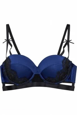 Playful Promises Outlet Tabitha Blue Embroidery Bra Core A - D
