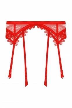 Buy 👍 Playful Promises Anaise Red Suspender Belt New In ⌛ 11 Playful Promises Anaise Red Suspender Belt New In