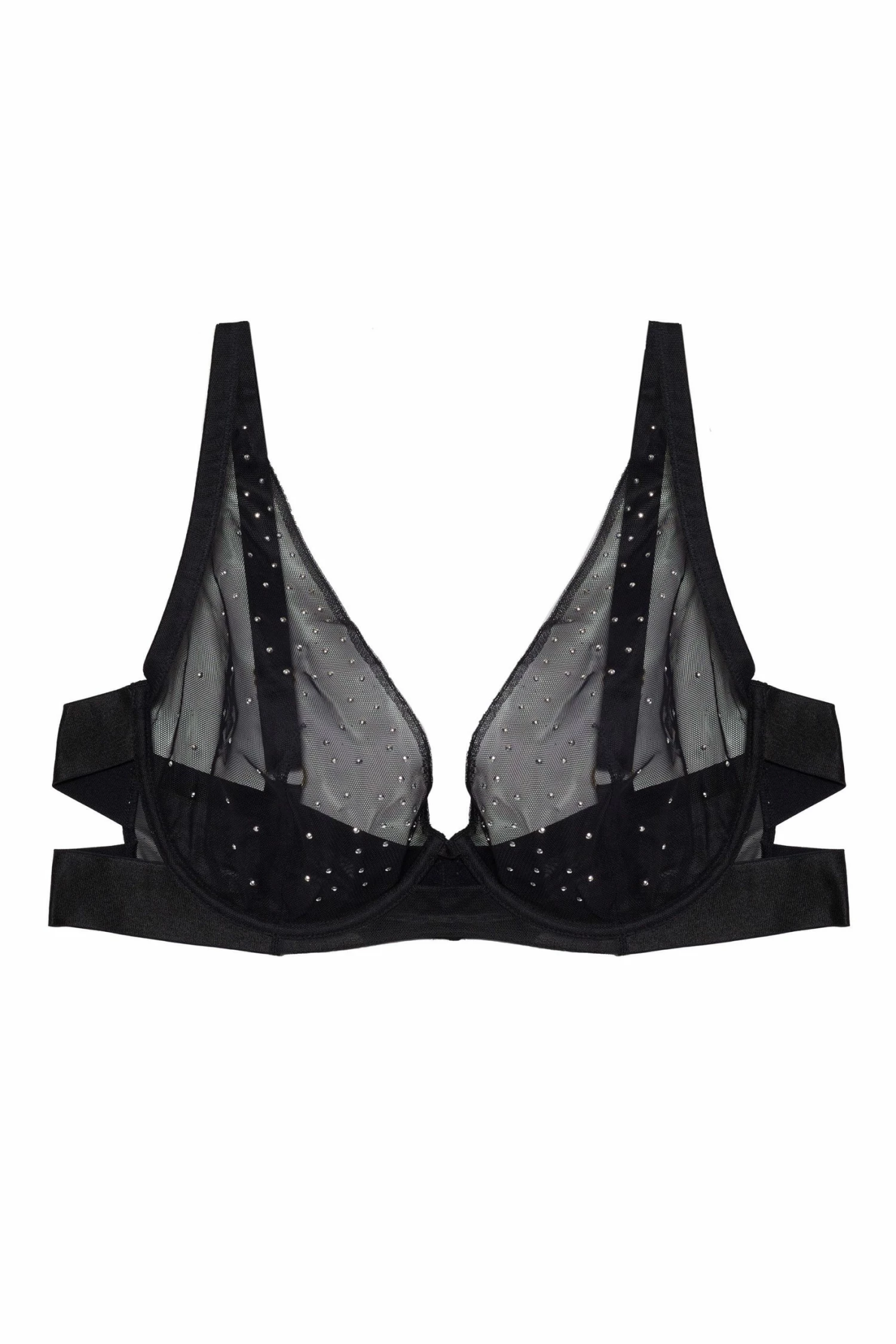Deals 👏 Playful Promises Curve Exclusive Lydia Black Diamante Bra 🌟 10 Playful Promises Curve Exclusive Lydia Black Diamante Bra