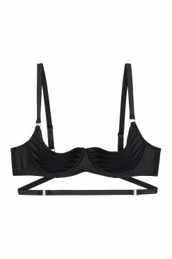 New โ๏ธ Playful Promises Sacha Black Quarter Cup Bra ๐ 24 Playful Promises Sacha Black Quarter Cup Bra