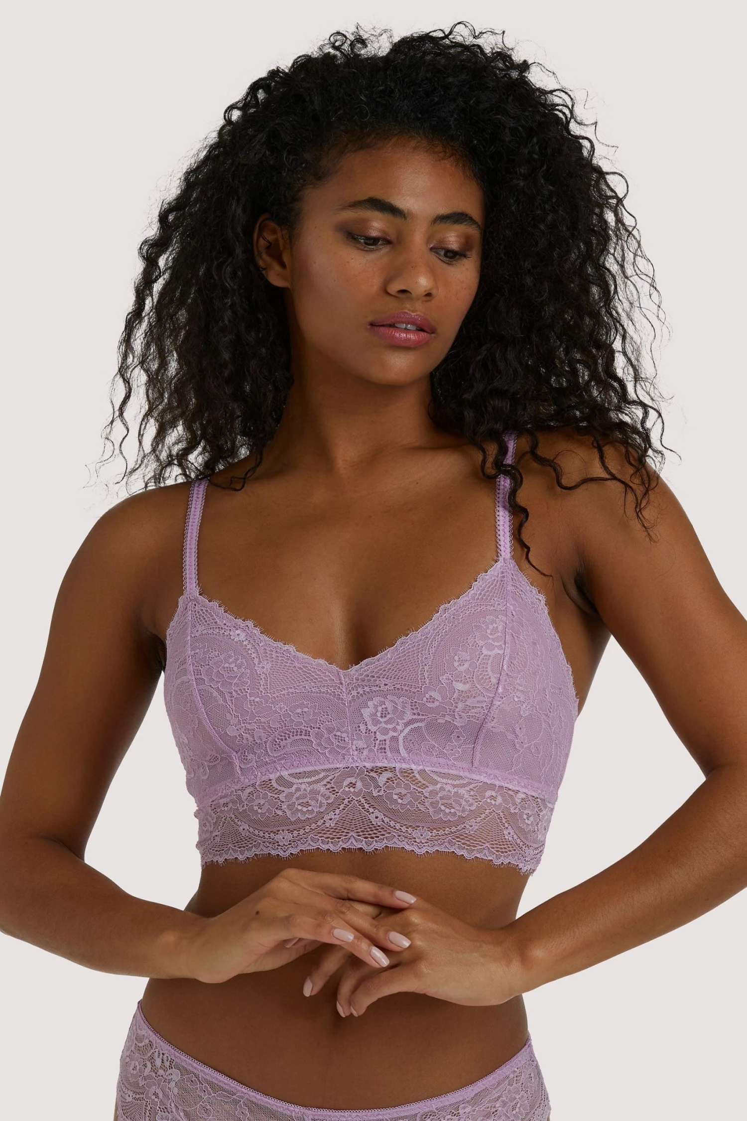 Brand new 🧨 Wolf & Whistle Ariana Lilac Everyday Lace Bralette 🥰 2 Wolf & Whistle Ariana Lilac Everyday Lace Bralette