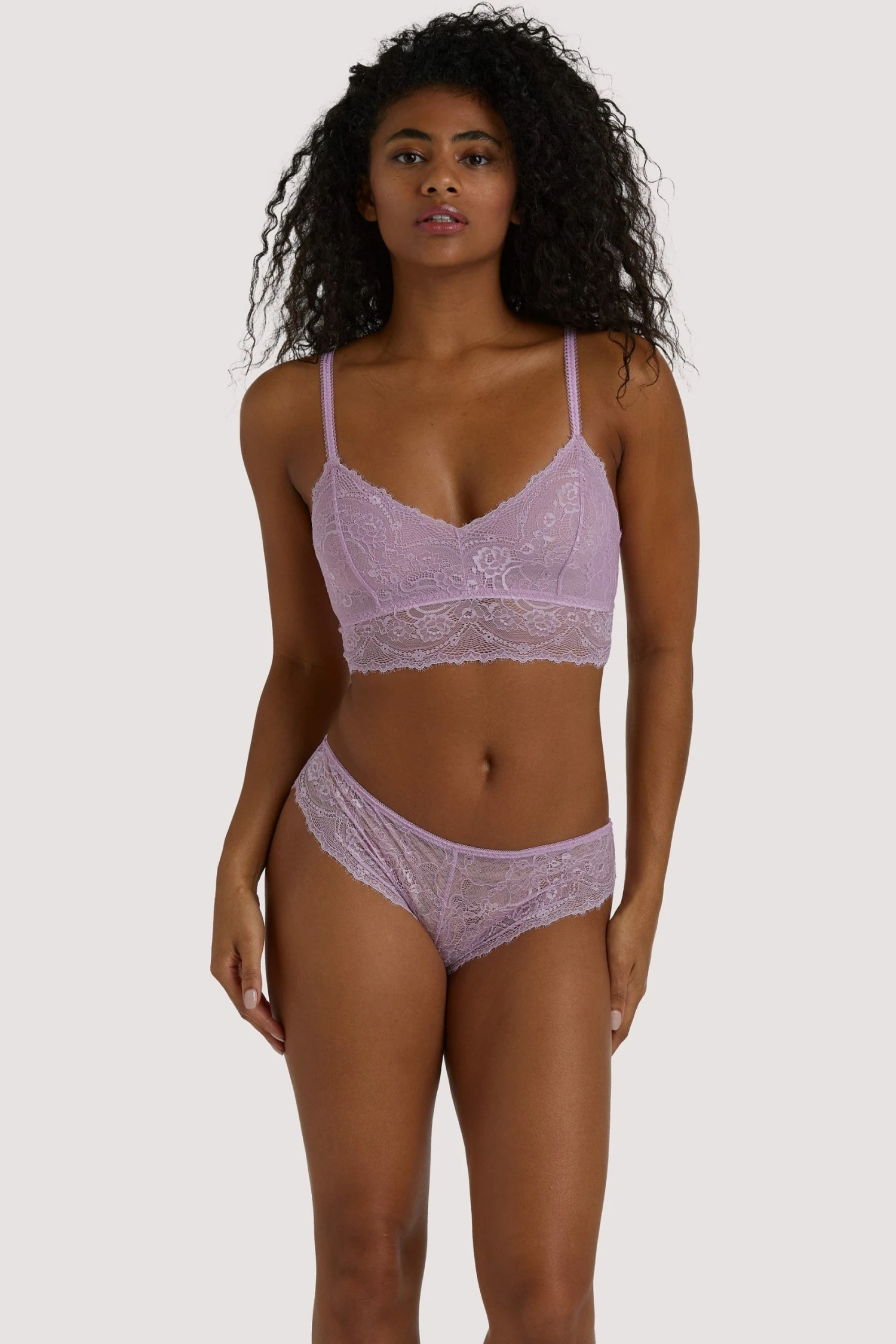 Brand new 🧨 Wolf & Whistle Ariana Lilac Everyday Lace Bralette 🥰 3 Wolf & Whistle Ariana Lilac Everyday Lace Bralette