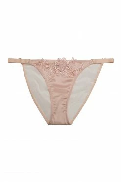 Playful Promises Virginia Peach Guipure Brief