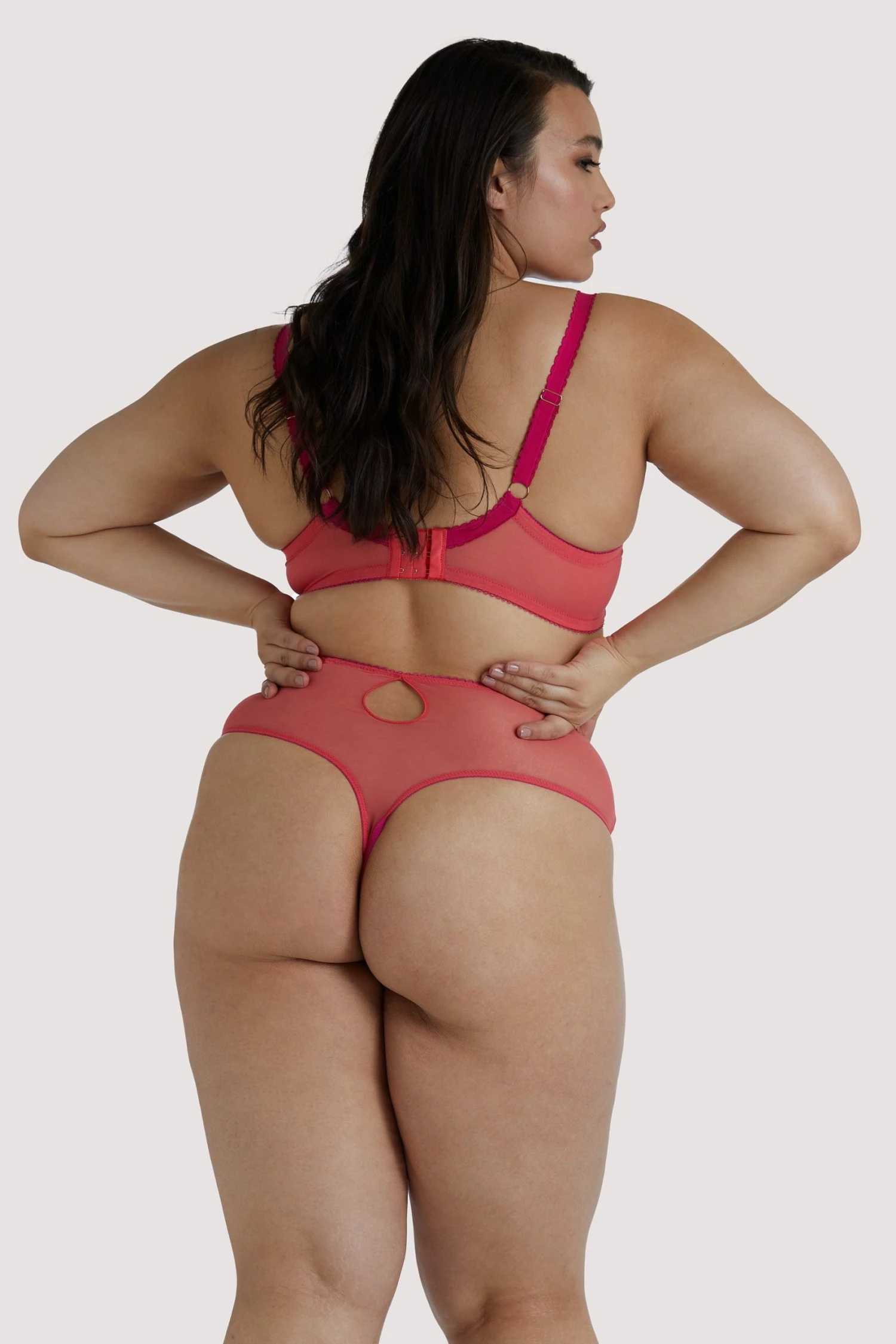 Flash Sale ๐ Playful Promises Free Sexy โ๏ธ Summer Brief Cherry Embroidery Coral Highwaisted Thong ๐ 10 Playful Promises Free Sexy Summer Brief Cherry Embroidery Coral Highwaisted Thong