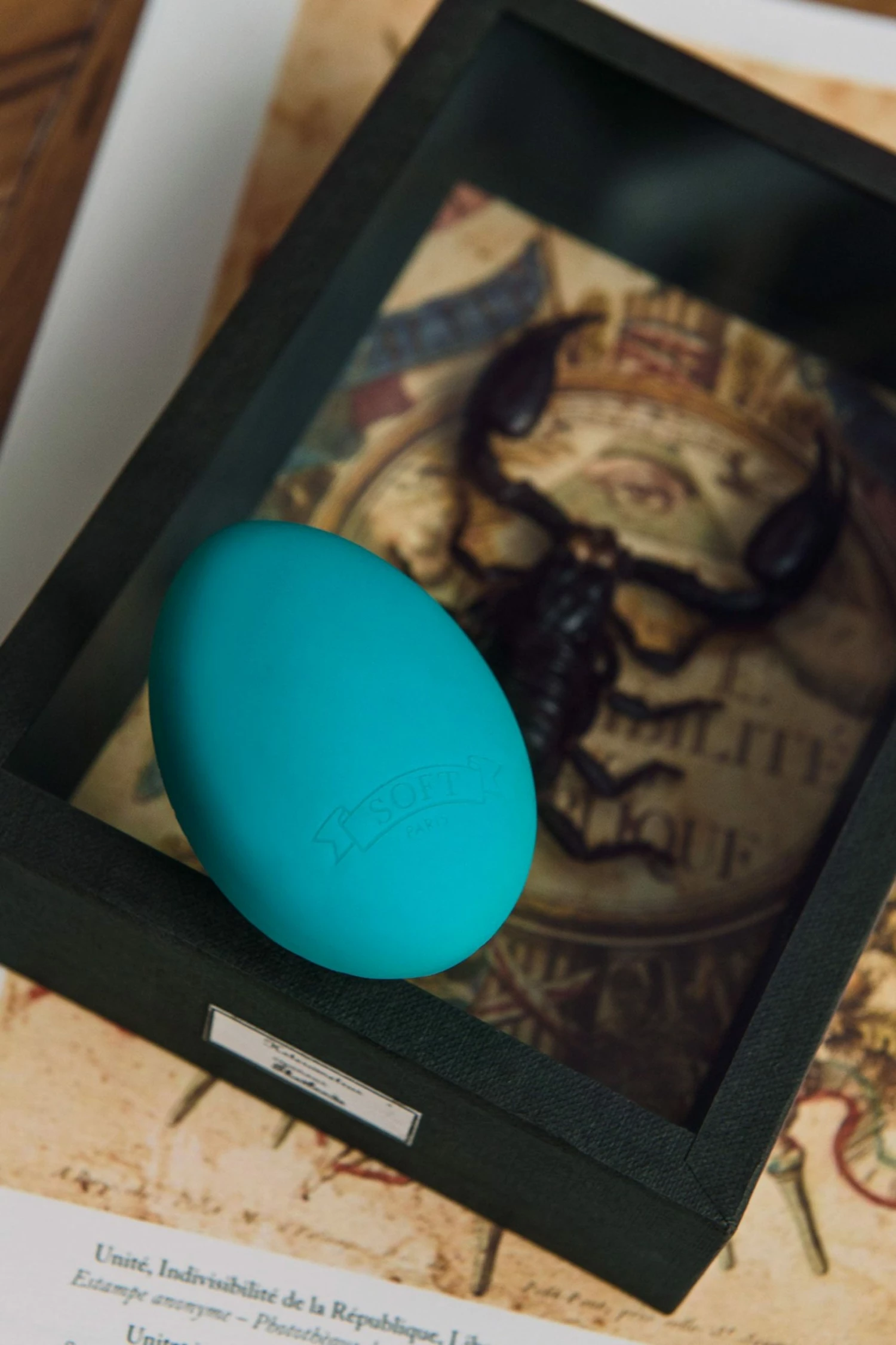 Hot Sale โค๏ธ Soft Paris Gaia Blue Pebble Stimulator ๐ 1 Soft Paris Gaia Blue Pebble Stimulator